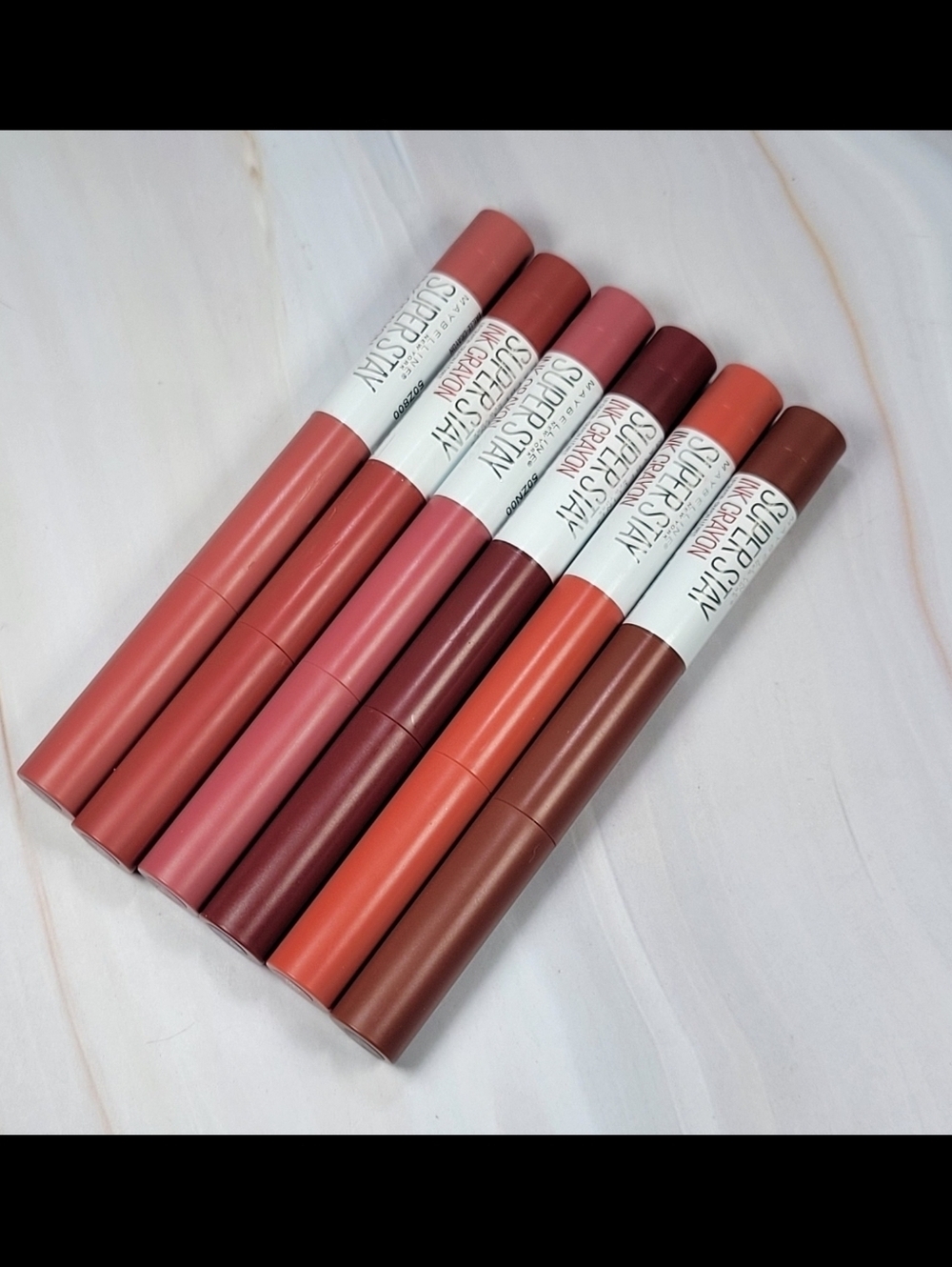 Maybelline 6 Piece Super Stay Ink Crayon Lipstick Bundle NEW! - Picture 2 of 8